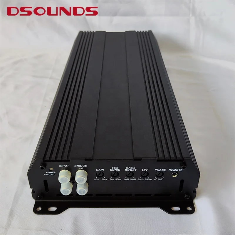 مضخم صوت للسيارة بقدرة 2000 وات، مضخم صوت سيارة أحادي الكتلة بتصميم جديد لنظام صوت السيارة
