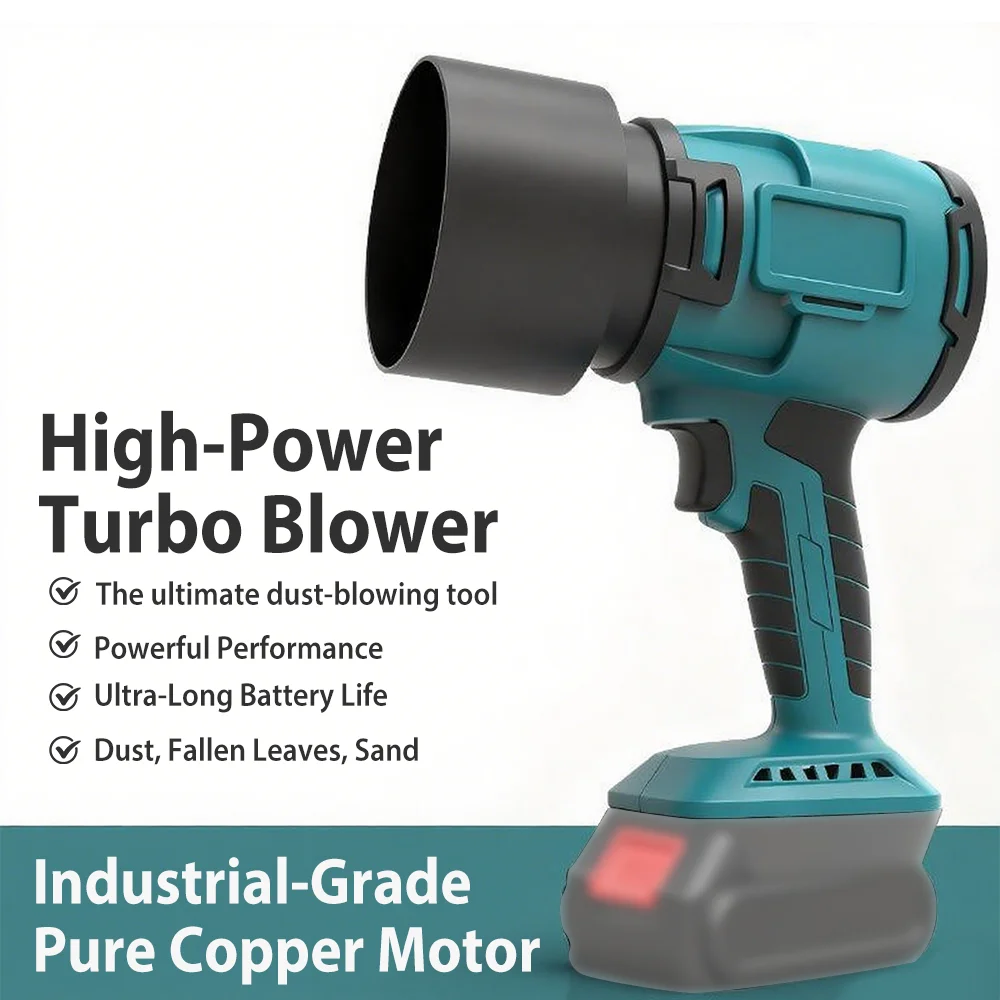 70MM 전기 브러시리스 무선 전기 에어 블로워 터보 제트 팬 휴대용 먼지 제거 도구 마키타 21V 배터리 핀용