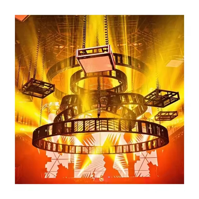 Monitor de parede de vídeo LED de publicidade comercial Tela de exibição LED transparente interna P3.91-7.81mm