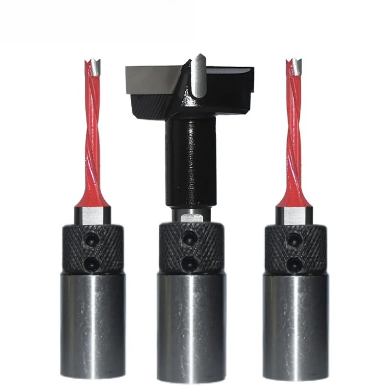 Suitable for 3-in-1 Drill Bit Three Points Two Edges Woodworking Hole Opener Four Edges Positive Negative Drillin  Bit