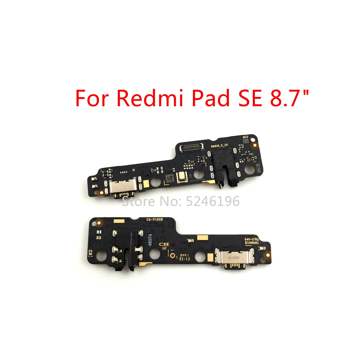 

1 шт. USB-порт для зарядки, базовая плата зарядного устройства для Xiaomi Redmi Pad SE 8,7 дюйма, 2025 для Xiaomi RedmiPad SE 8,7 дюйма, запасная часть