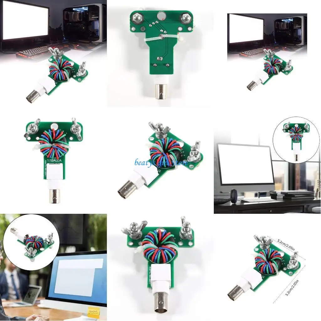 

C7AB 50W Balun Antennas 50W Transformed Converters Replacement Part 52mmx52mm