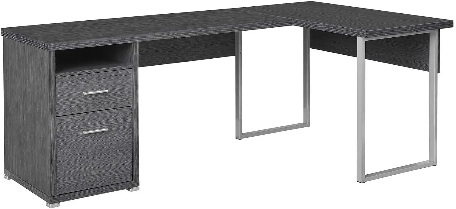 I 7257 Computer Desk, Home Office, Corner, Left, Right Set-up, Storage Drawers, 80