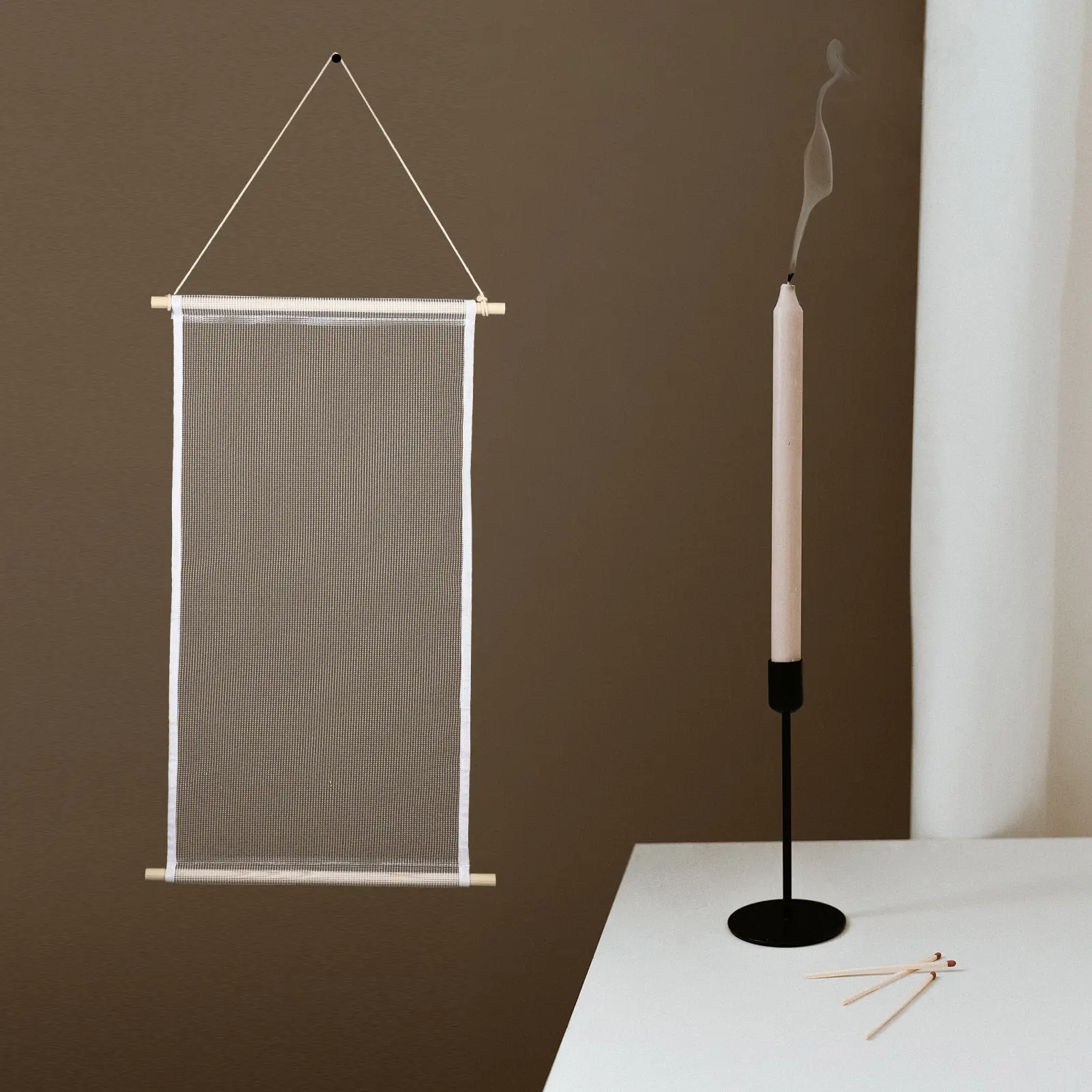 

Rectangular Shape Jewelry Holder Earrings Hanging Stand Wood Wall Mounted Jewelry Rack Earring Storage Organizer Display