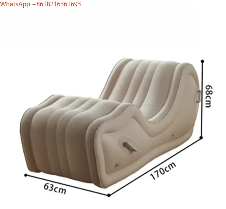Limited Offer Fully Automatic Outdoor Portable Air Cushion PVC Inflatable Sofa Chair, Simple Lazy Sofa Lounge Chair