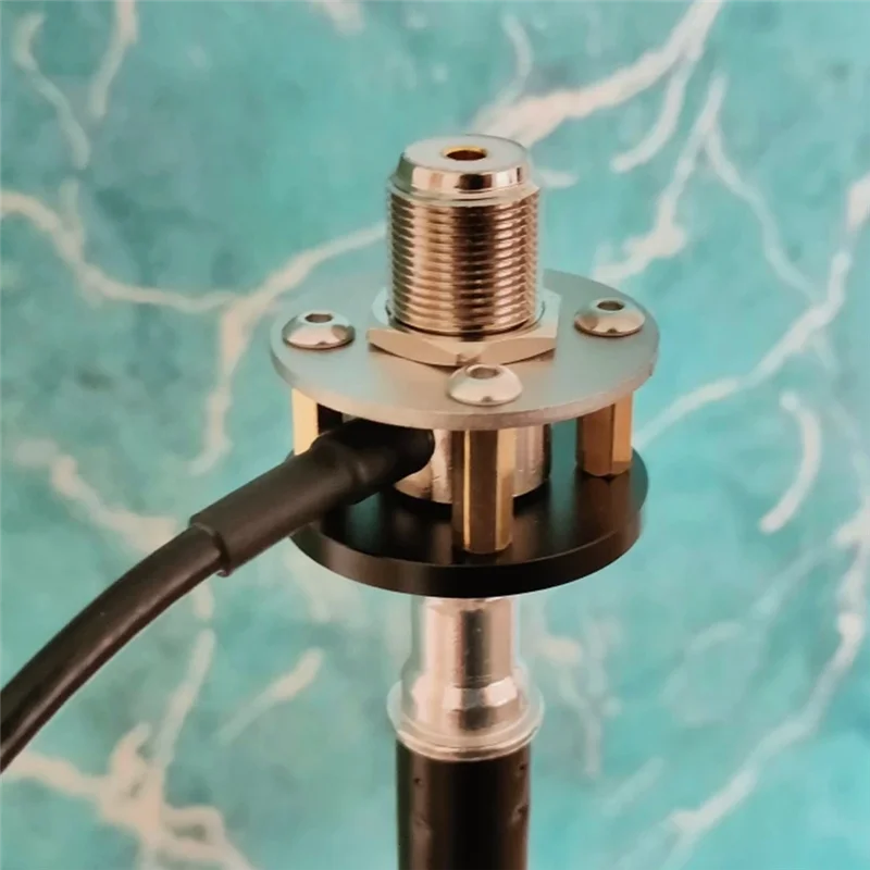 

AA60-штативная антенна, наружный монтажный кронштейн, новое основание головки трубы M, 1/4 дюйма, резьбовая УФ + коротковолновая печь, портативная