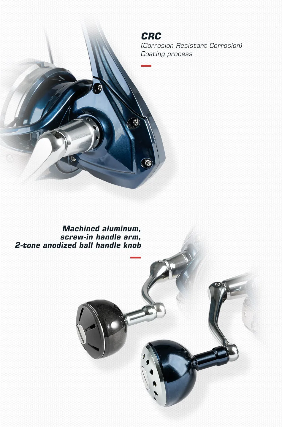 Noeby Max Drag 25kg Spinnrolle 2500 3000 4000 5000 6000 8000 10000 Aluminium Salzwasser-Spinnrollen – Detail 14