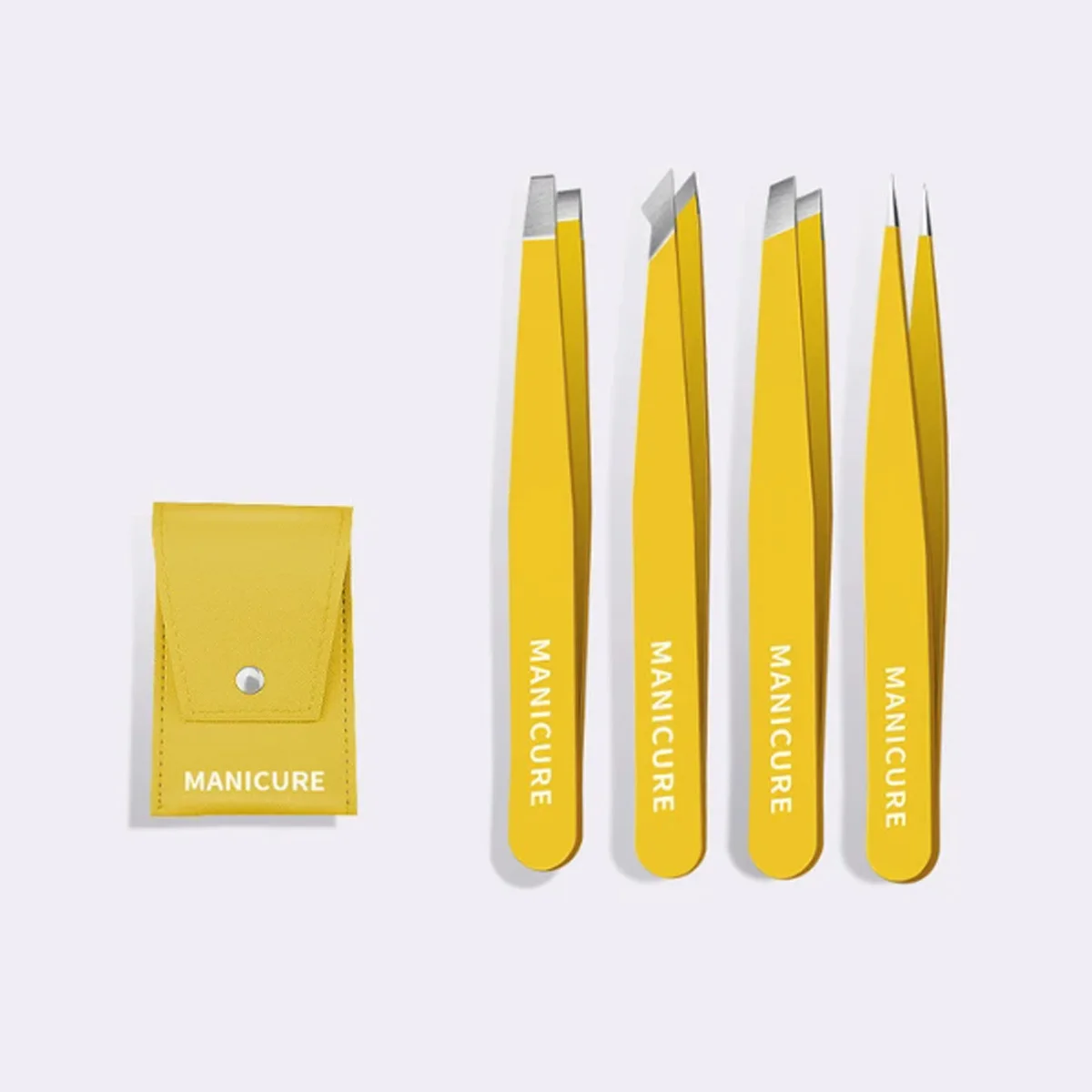 ステンレス鋼のカラフルな眉毛ピンセットヘアビューティー細毛プラーチェーン状眉毛クリップ除去メイクアップツール