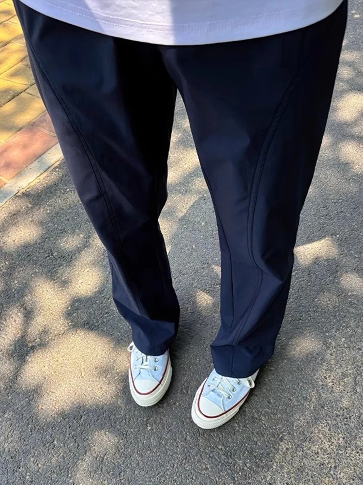 

Waterproof Soft ell Men's Outdoor Work Trousers Qui Dry Nylon Casual Long Pants American Sle Slant Cut Youth Energy