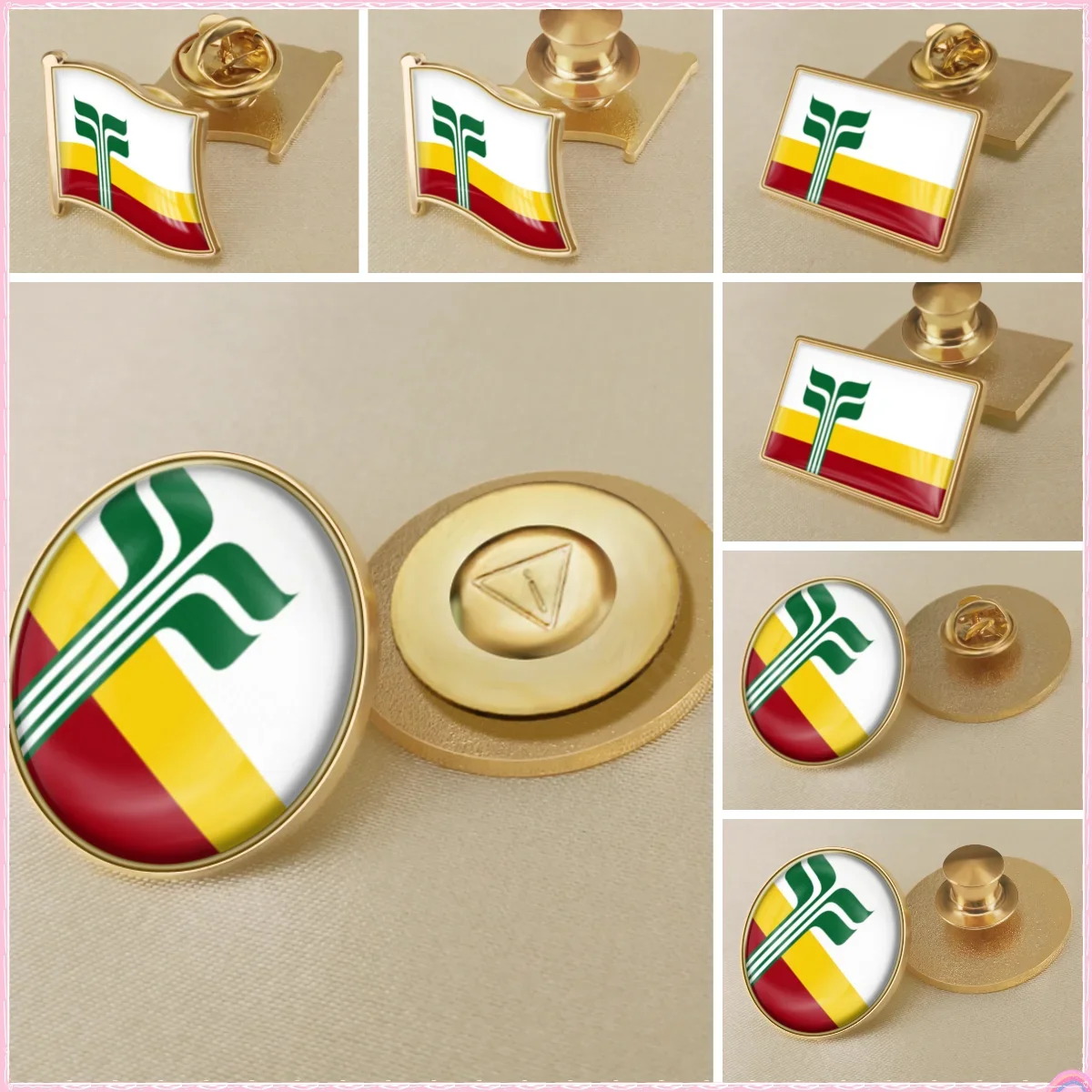 فرانكو مانيتوبينز في كندا الشعار الوطني دبابيس العلم شارات دبابيس التلبيب