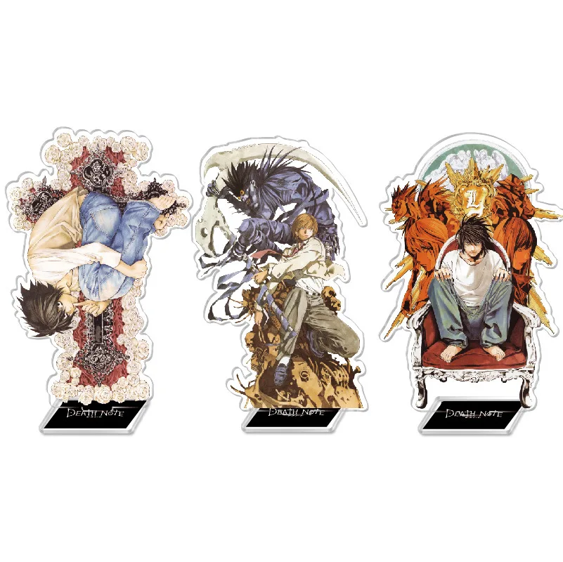 Anime Death Note Acrylic Stand Model Plate Decoration Desk Figure Display Fans Gift Fun Prime Products Classic Jewelry Cartoon
