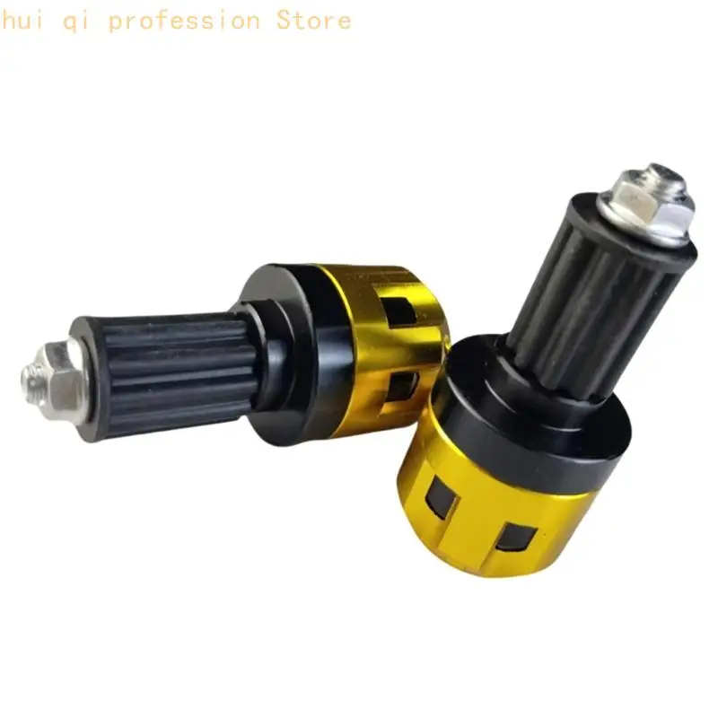 Stoßfeste Motorrad-Lenkerstopper aus hochwertigem Aluminium für Sicherheit und Langlebigkeit. Ersatzkappen-Stecker H8WE – Detail 10