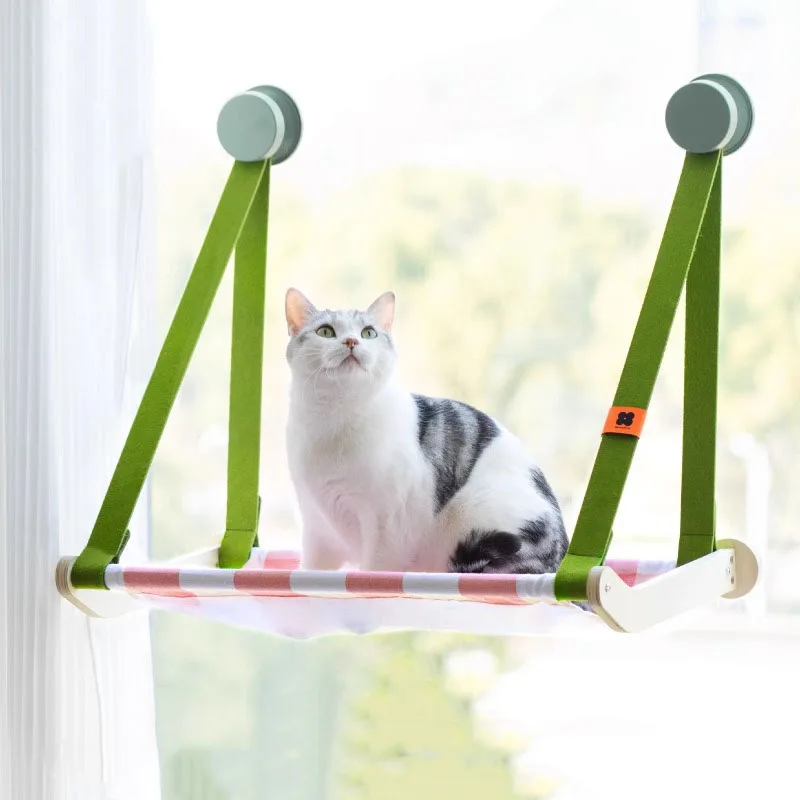 

Wooden Cats Mat Products Sofa Tower Climbing Game Stand Scratching Platform Interactive Toy Hanging Cat Supplies Pet Products