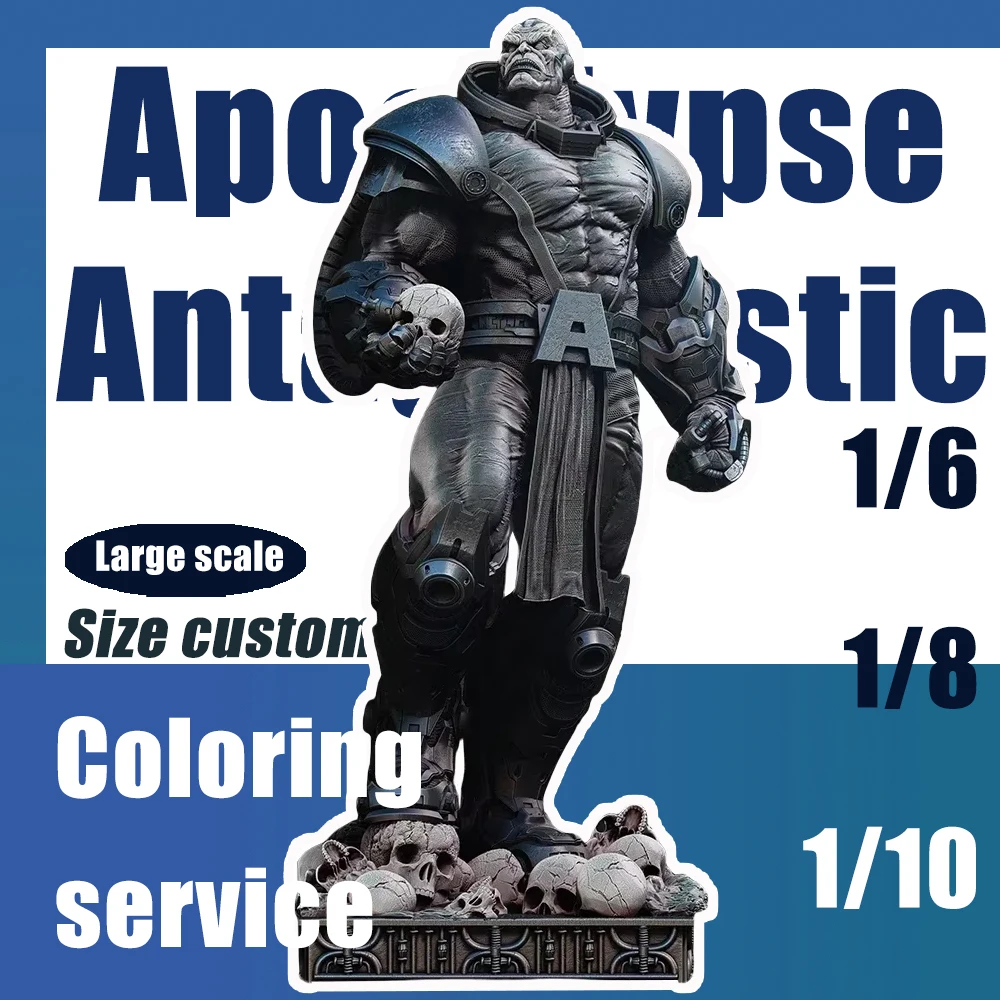

1:8 Scale High - Detail Apocalypse - themed Antagonistic Figures Resin Model Kit Unpainted Perfect for DIY Hobbyists A445