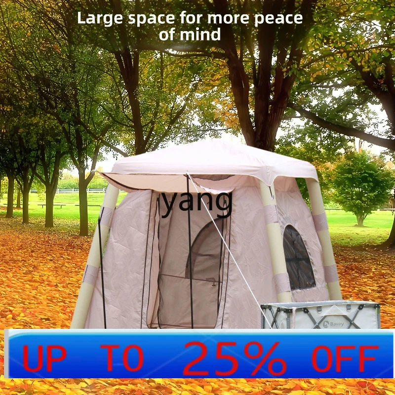 lmm Automatic Inflatable Tent Outdoor Portable Folding Camping Overnight Gear Thickened Rainproof