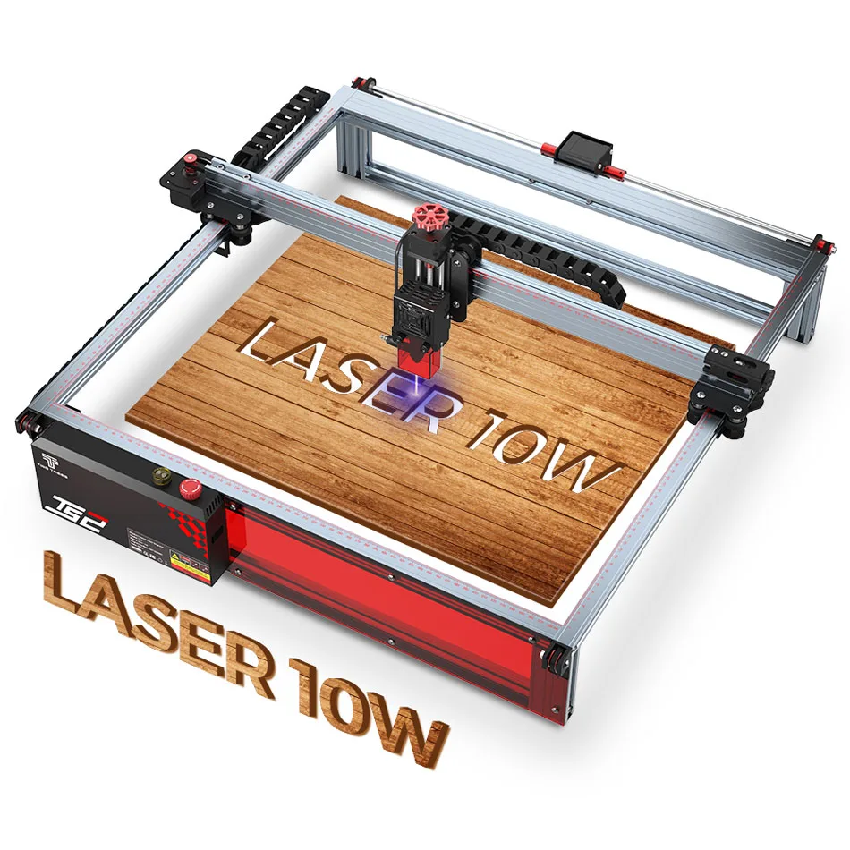 

TWOTREES TS2 10W OEM/ODM Lager Size 450*450mm Work Area Air Assist Desktop Home Use portable metal laser engraving machine