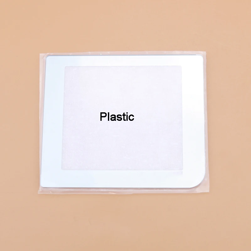 1PC Plastic & Glass Screen Lens Silver Without Light Lamp Hole For GBP Screen Lens Cover Display Plastic Glass Screen Mirror