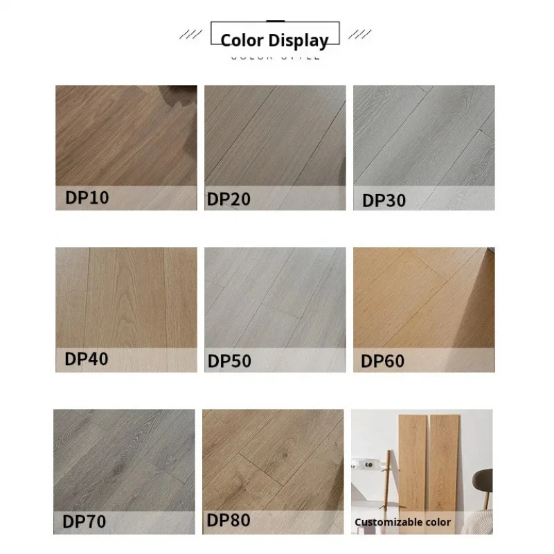 custom.Commercial Composite Wood Flooring Smoke-Proof Scorch-Resistant Wear-Resistant Waterproof Click Lock Home Hotel Homestay