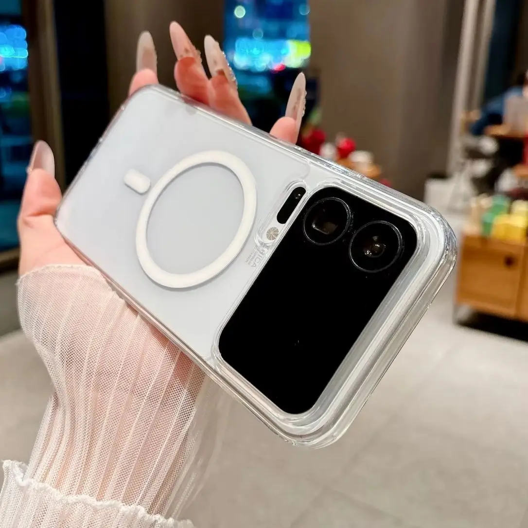 Matte Clear Armor For Magsafe Magnetic Phone Case For Redmi K90 Xiaomi POCO F8 17 Pro Max 15 Ultra 15T 14T Pro Hard Slim Cover