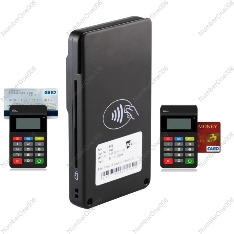 

Keyboard Credit Chip Card Reader Writer Mpos With EMV PCI MPOS Approved USB BT Connection MSR ICC NFC Pinpad System