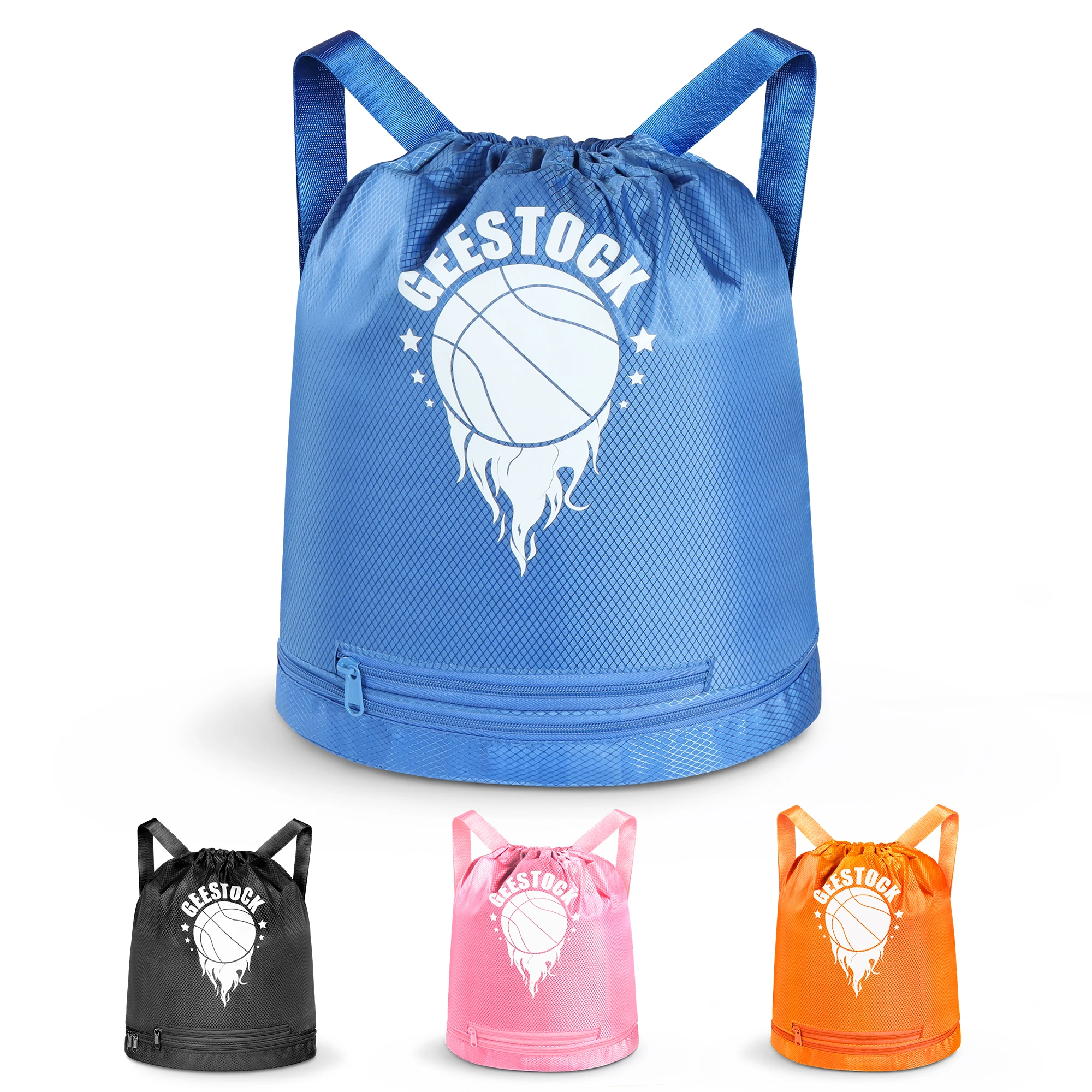 

2Pcs Waterproof Sports Bag Portable Durable With Independent Basketball Soccer Compartment Ideal For Outdoor Sports Fitness