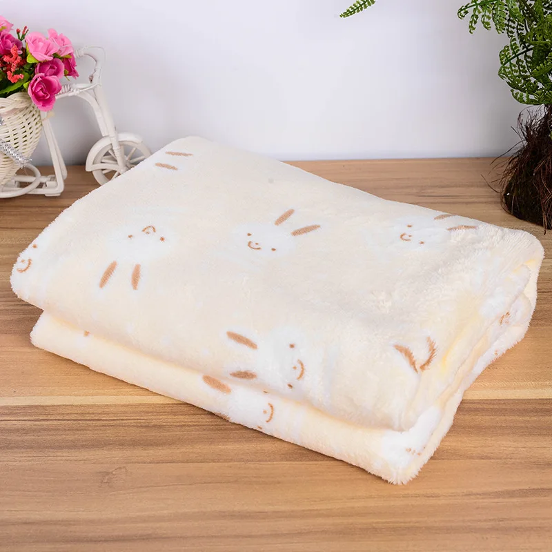 Cute Elephant Air Conditioning Newborn Baby Blankets Quilt Soft Stroller Sleep Cover Coral Velvet Pillow Quilt Infant Bedding