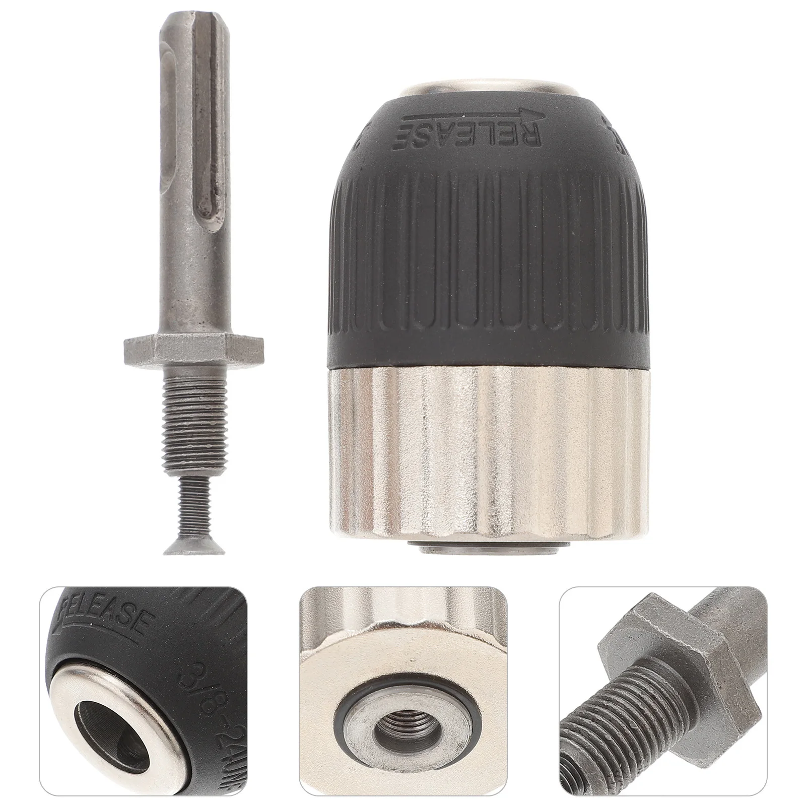 

1 шт. 2-13 мм бесключевая дрель, стальной патрон для без бит, преобразователь ручной дрели, надежный зажим