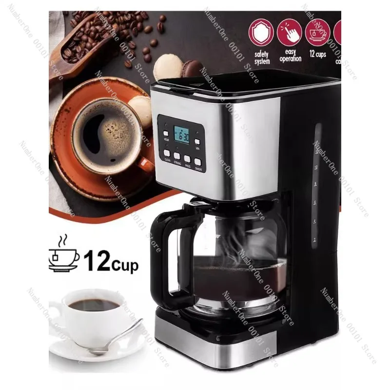 12Cup Drip Coffee Maker america Coffee machine