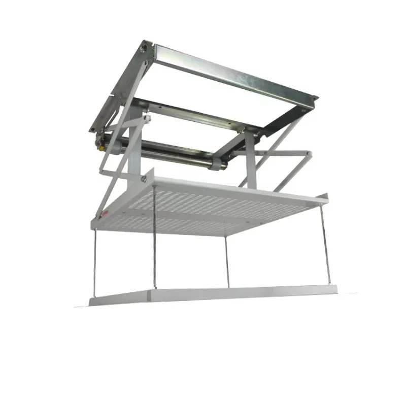 Electric Lift Remote Hidden Bracket Electric Projector Ceiling Aluminum Steel Metal Electric Projector Bracket