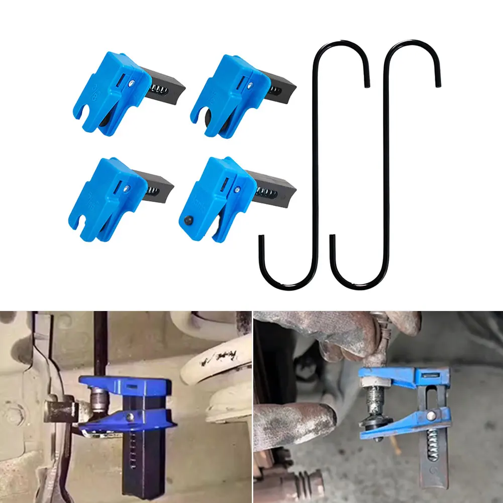 

Инструмент для прокачки, зажим для тормозной магистрали, простая установка, заводская спецификация, подходит для 4 шт., набор автомобильных тормозных инструментов, тормозной инструмент