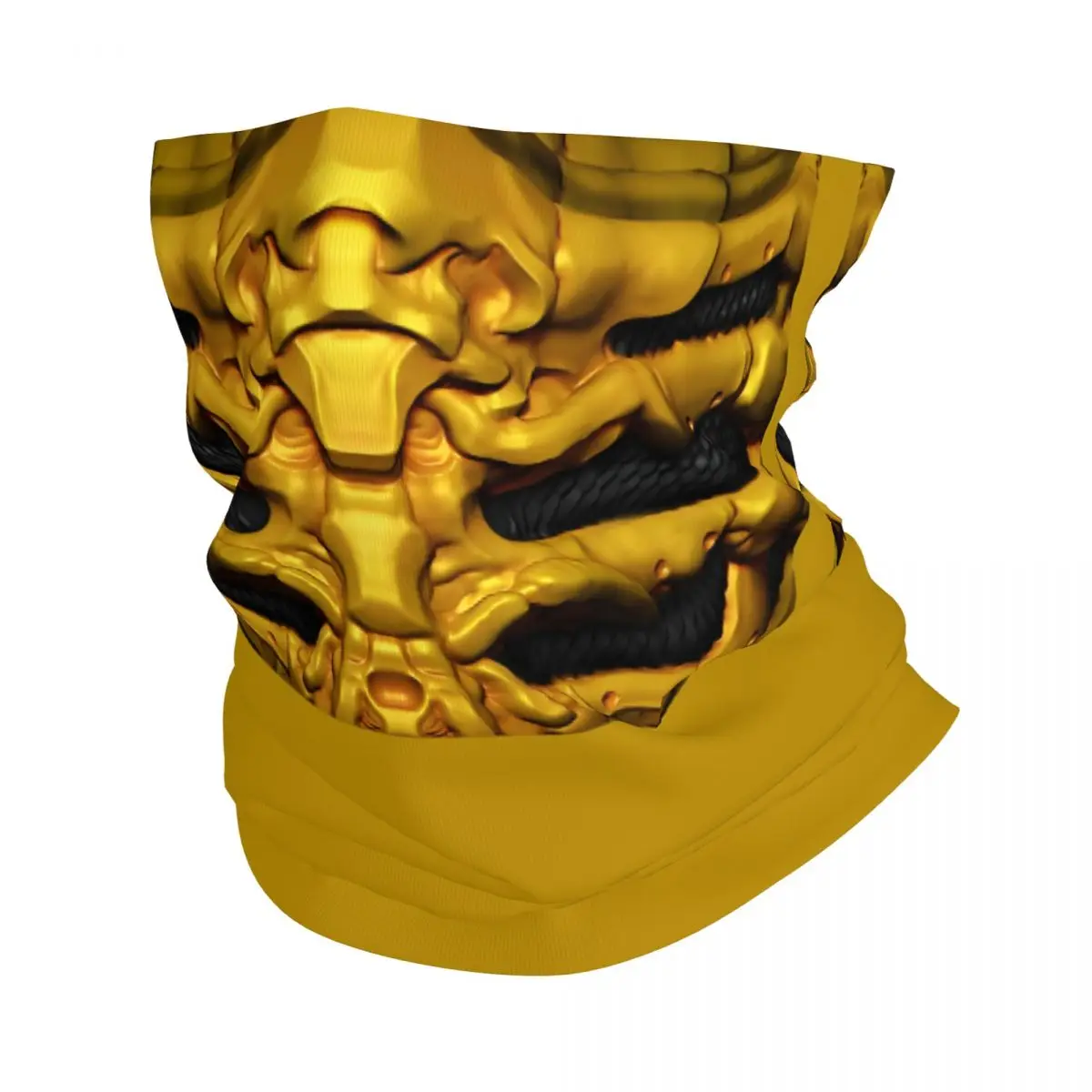 Scorpion Mortal Kombat Mask Bandana Neck Cover Wrap Scarf Balaclava Cycling Unisex Adult Breathable