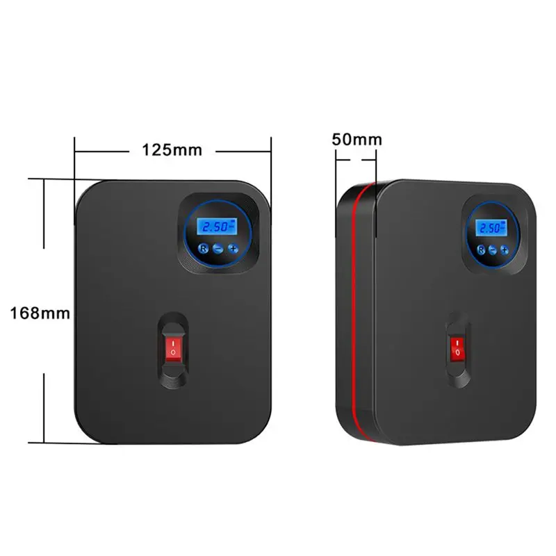 Tyre Inflator Pump Air Compressor Pump Car Bike Motorcycle Tyre Inflator Charging Digital Display-A28K