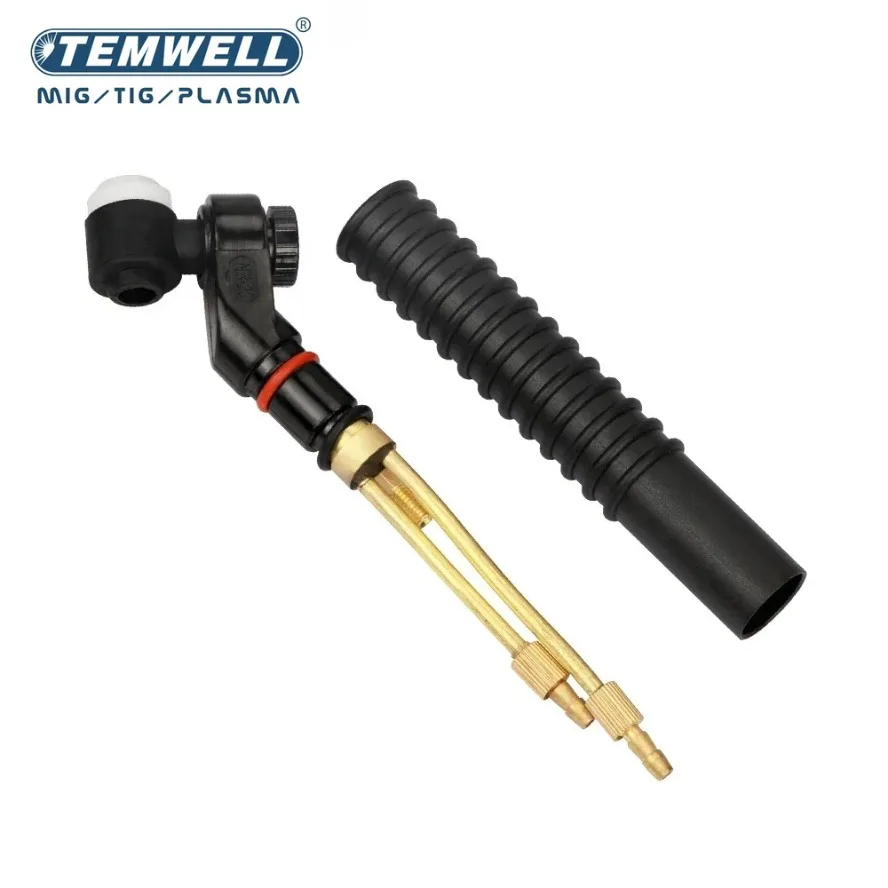 

TEMWELL NR17 Argon Air Cooled or Water Cooled Tig Torch Head Swivel Welding Body 360° Swiveled Welding Torch Head