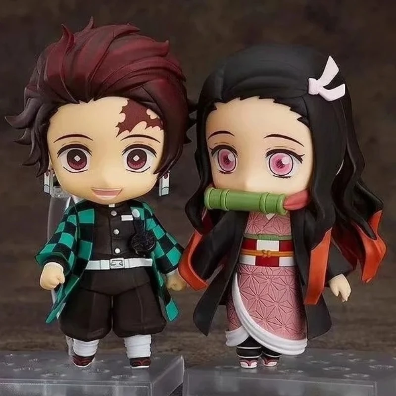 Demon Slayer Q-Version Nendoroid Actionfigur Modell Kamado Tanjirou Nezuko Inosuke Zenitsu Anime-Modell Spielzeug Sammlerstücke Geschenke
