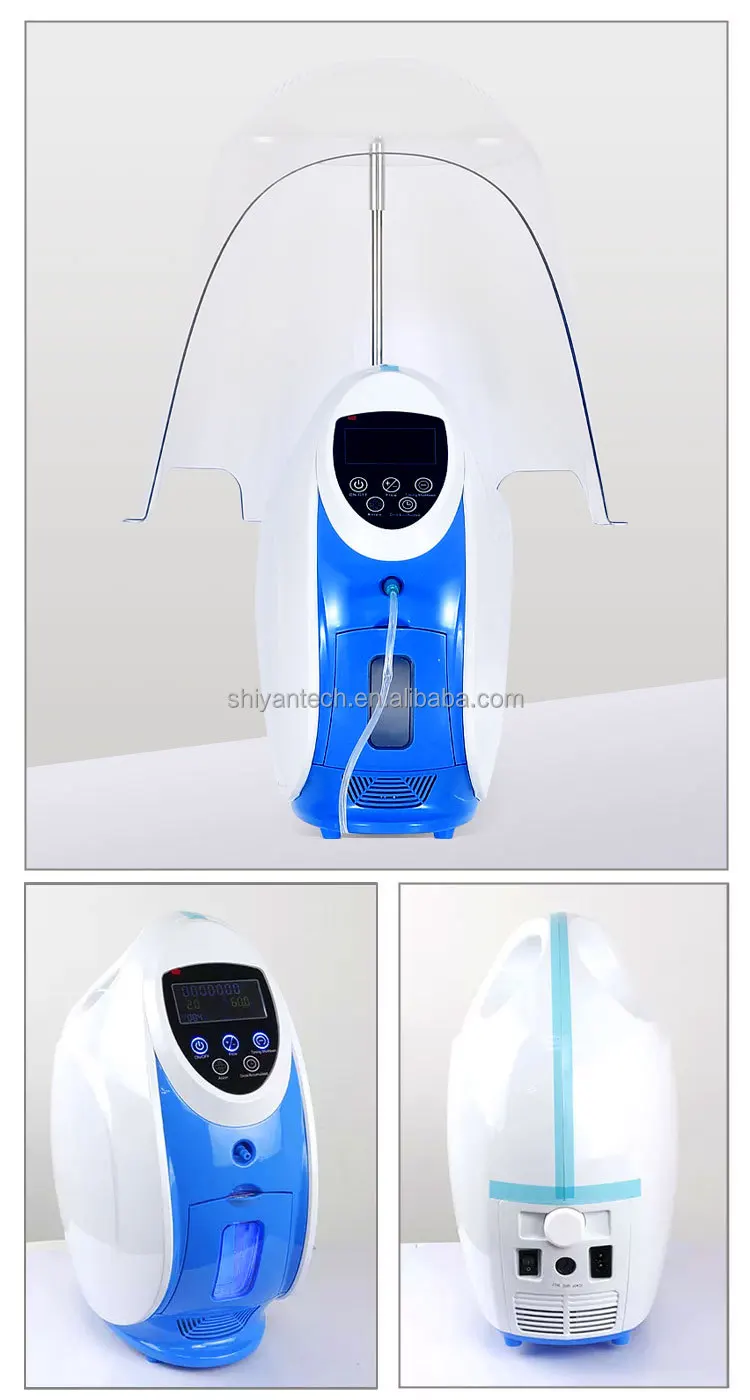 STLF LZS corée O2 dôme hyperbare chambre d'oxygène hydratant Portable Spray O2 Led masque Facial d'oxygène