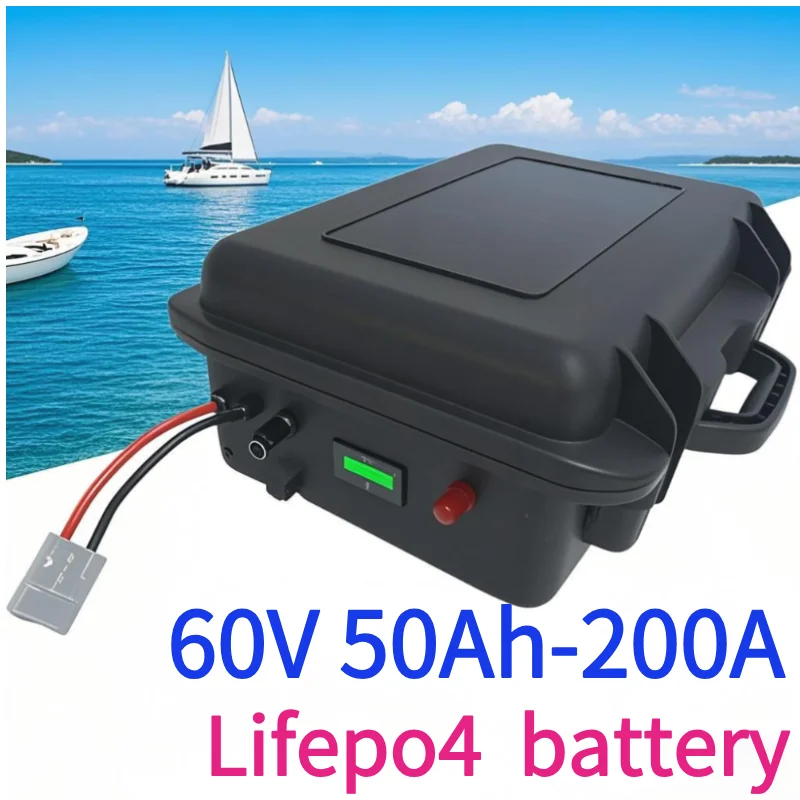 

Аккумулятор Lifepo4 48В, 50Ач, 60Ач, 80Ач, 100Ач, 120Ач, 150Ач, 200Ач, аккумулятор 48В для coche con gemas, barco, sistema solar,