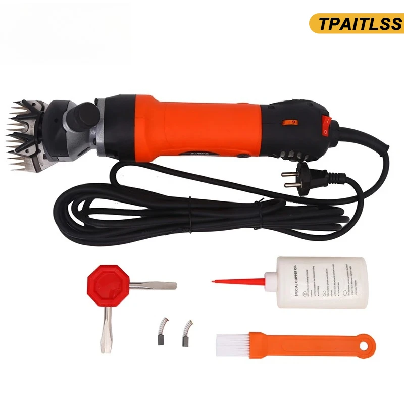 

220 В 690 Вт 6 скоростей электрическая машина для стрижки овец и коз триммер инструмент ножницы для шерсти машина для резки с коробкой