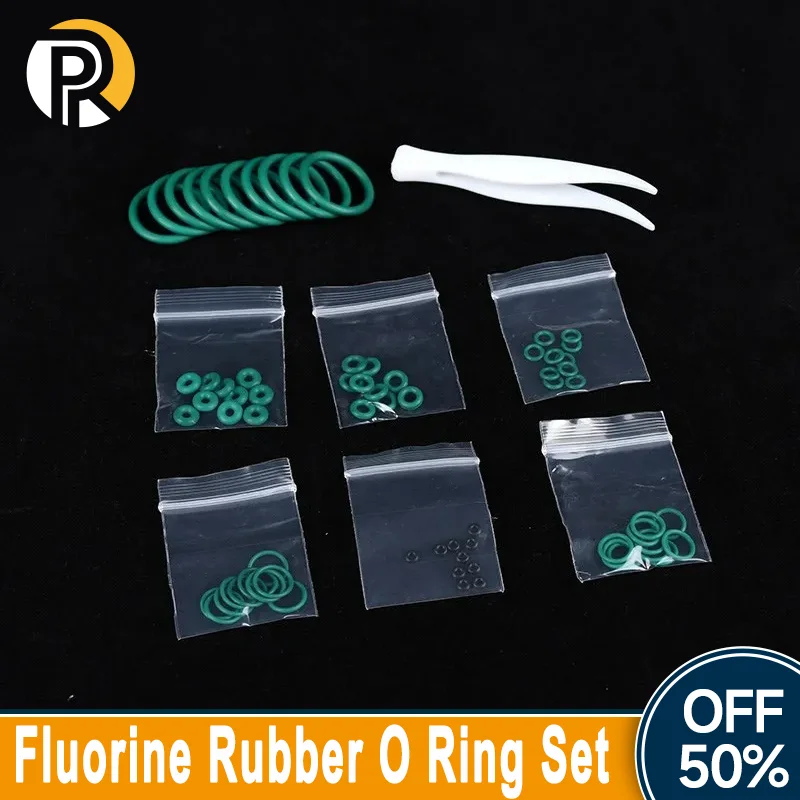 WADSN Hunting Magazine Fluorine Rubber O Ring Set For GBB Marui TM Glock 17 G17 Green Flat Silicone Ring Seal Gasket Air Pistol