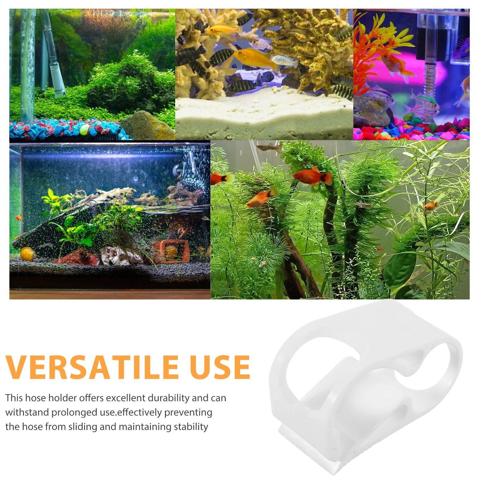 

Aquarium Hose Clamp Easy Install Heavy Duty Spring Pliers Kit Versatile Application for Fish Tank Garden Hose Tube Clip