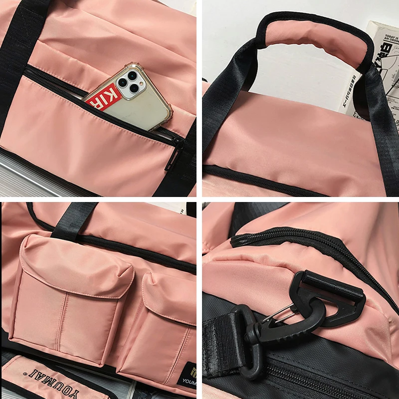 Large Capacity Fashion Gym Bag Male Backpack Women Handbag Portable Travel Bag Men's Backpack Multifunctional Fitness Sports Bag