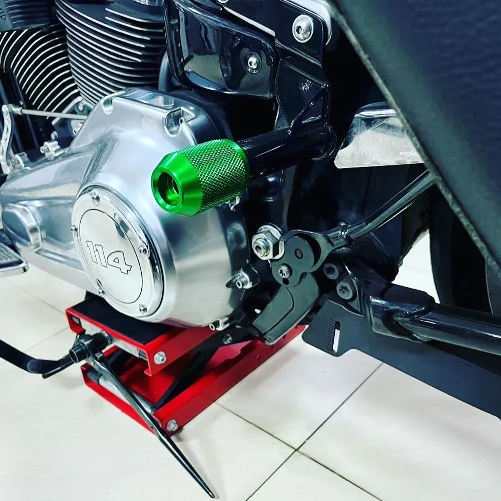 

Запчасти для мотоциклов, зеленая заготовка с ЧПУ 6061, защитные ползунки для седельной сумки, универсальные ползунки для седельной сумки M12, защита для хшей-бара