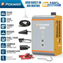 FOXWELL SD201 12V Car Smoke Leak Tester EVAP System Test Fuel Pipe Oil Gas Leakage Locator Smoke Generator Auto Diagnostic Tools