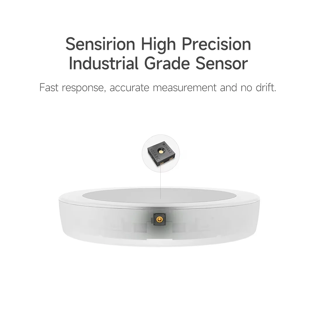 Qingping T Version Thermometer Hygrometer Thread BLE High Precision Sensor 30 Days History Work Apple HomeKit