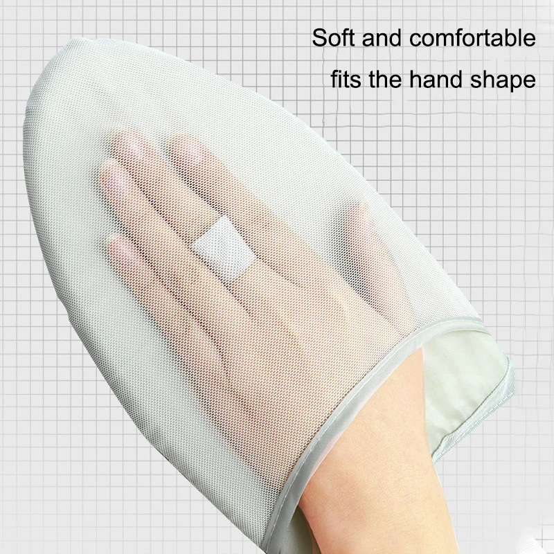 Garment Steamer Ironing Glove Anti Steam Mitt With Finger Loop Heat Resistant Gloves For Clothes Steamers Protective Handheld