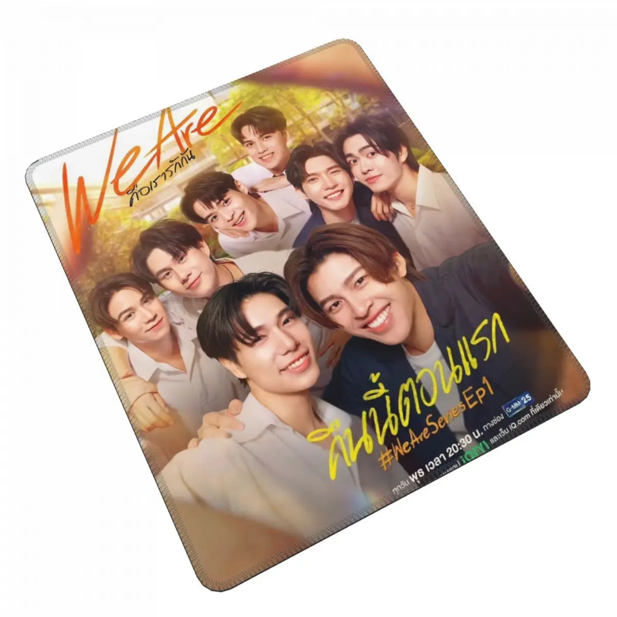 

PondPhuwin WinnySatang Computer Rubber Mouse Pad Thai TV We Are Fish Upon The Sky Photo Desk Mat Mug Blotters Decor Ornament