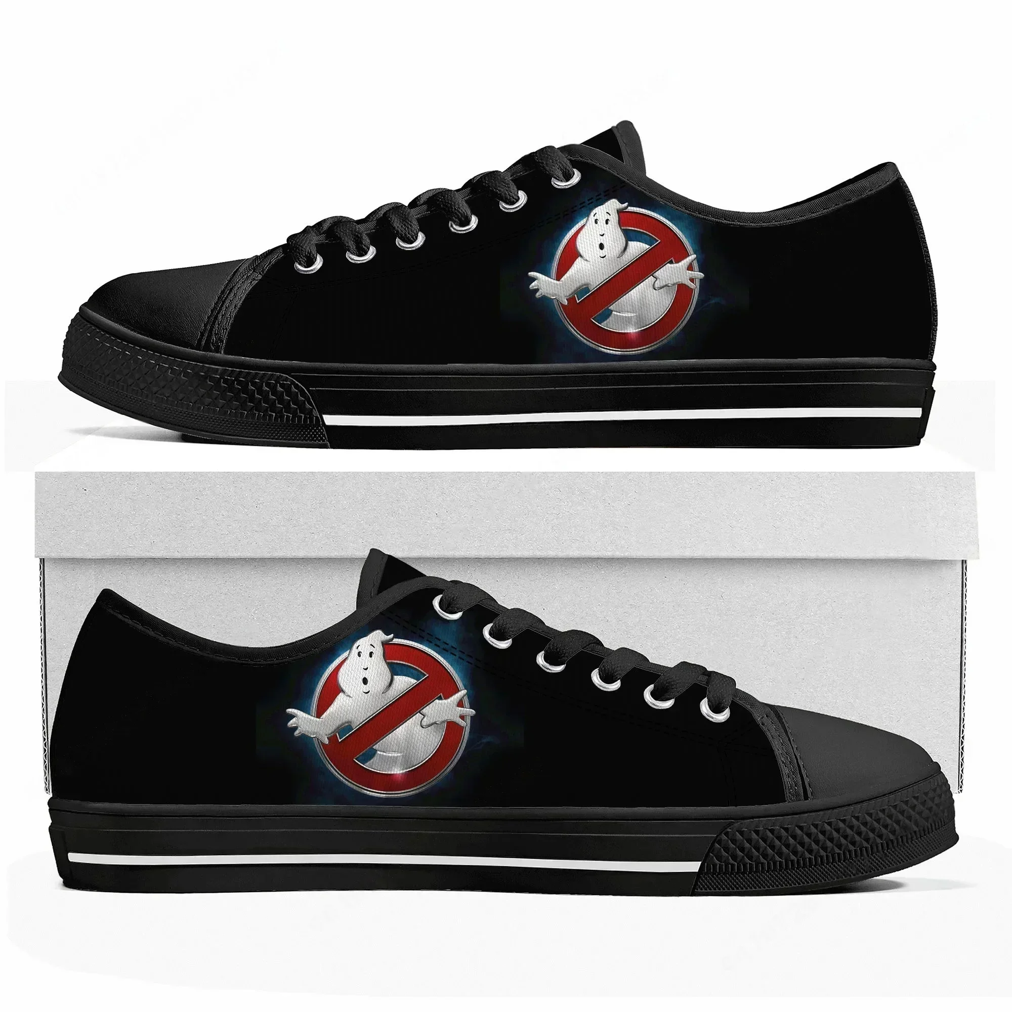 

G-Ghostbusters Classic Movie Low Top Sneakers Mens Womens Teenager Canvas Sneaker Casual Custom Made Shoes Customize DIY Shoe