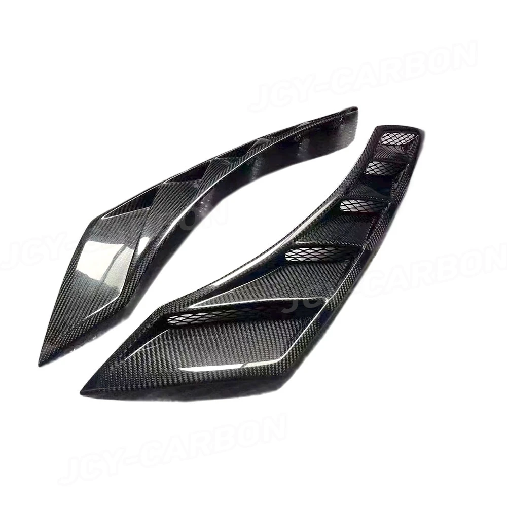 

Real Carbon Fiber For Nissan GTR R35 350Z 370Z Z33 Z34 2008-2017 Front Fender Air Vent Canard Splitter Car Accessories