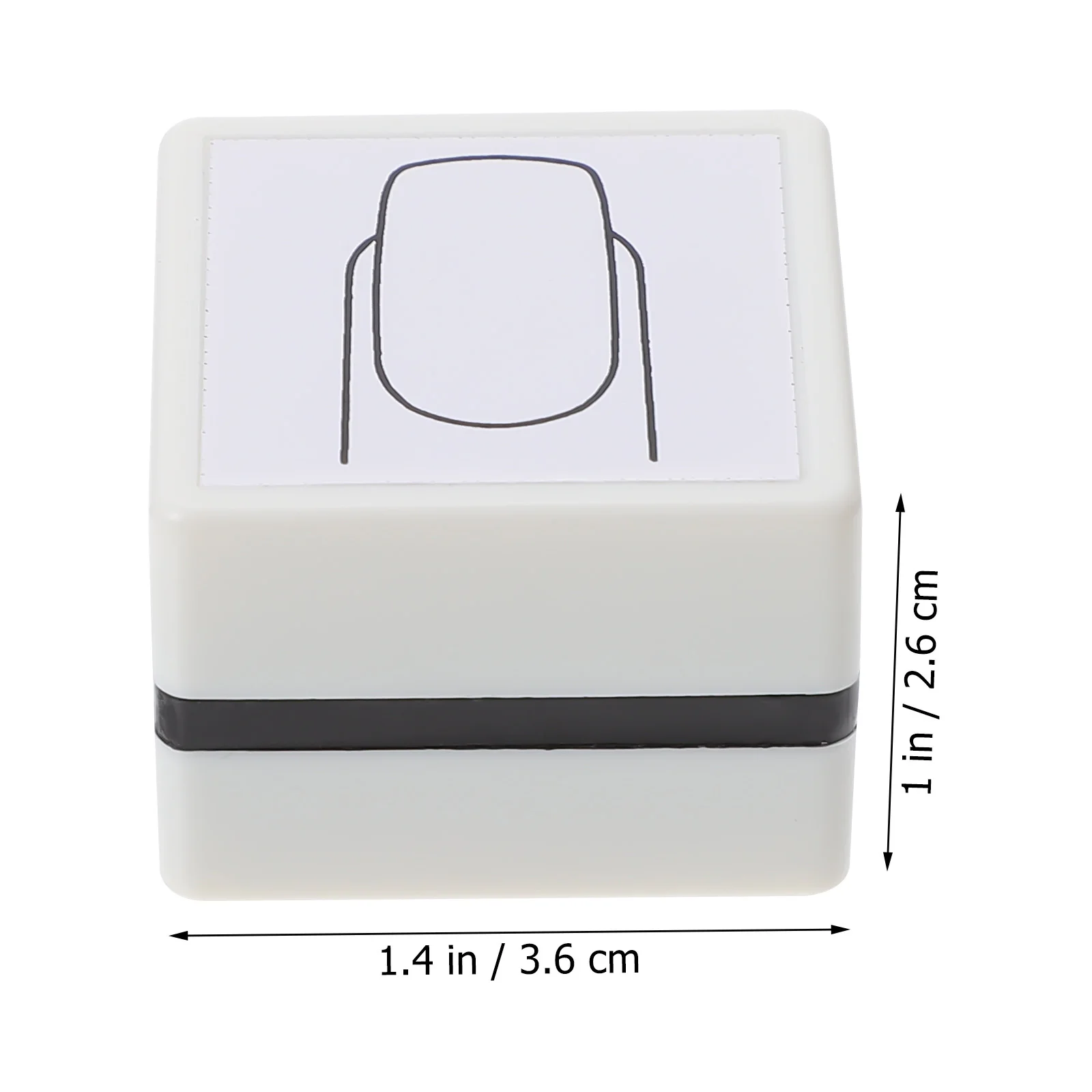 Stampo per timbri per nail art Design compatto per un facile utilizzo Strumento di pratica dipinto a mano Fornitura di pratica per manicure Bellezza delle unghie