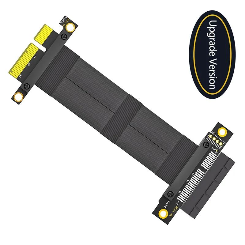 

Удлинитель PCIE X4, удлинитель кабеля, позолоченные разъемы, адаптер PCI Express 4X «папа-мама», гибкий кабель PCI-E X4