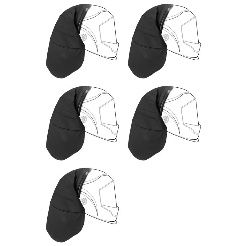 ABYN-5X Welding Helmet Cover Cotton Safe Anti-Burn Welding Headgear Full Protection Neck Extended Headcover With Press